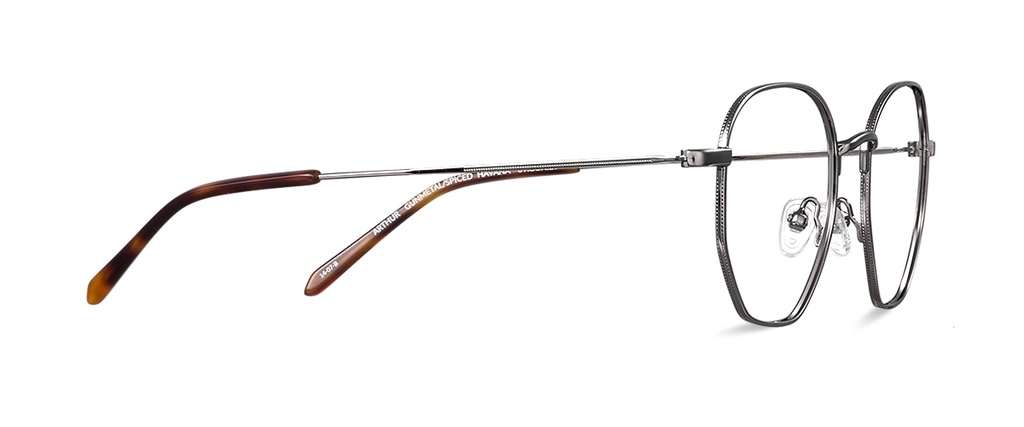 Okulary korekcyjne Arthur Gunmetal/Spiced Havana