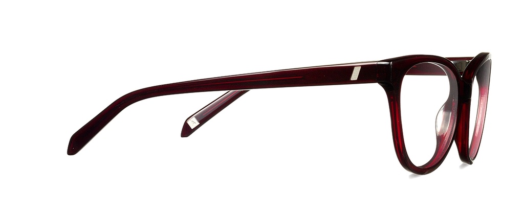 Okulary zerówki Belova Burgundy