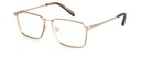 Okulary zerówki Bruce Satin Gold/Americano