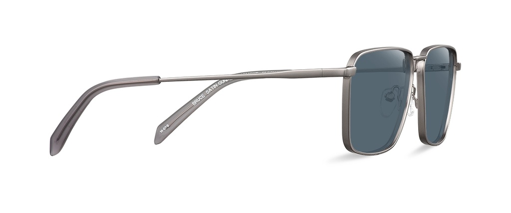 Okulary przeciwsłoneczne Bruce Satin Gunmetal/Smoke