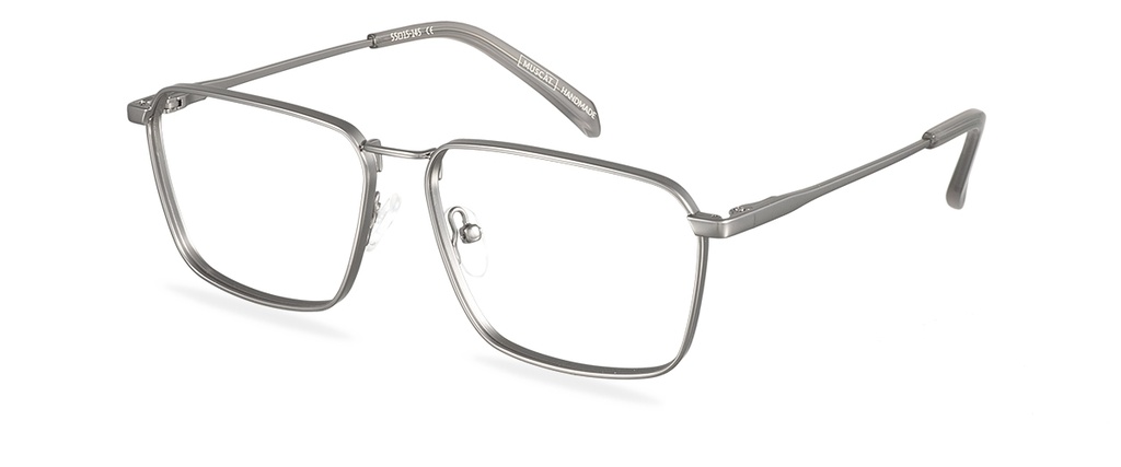 Okulary zerówki Bruce Satin Gunmetal/Smoke