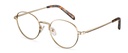 Okulary korekcyjne Charlie Gold/Dark Havana