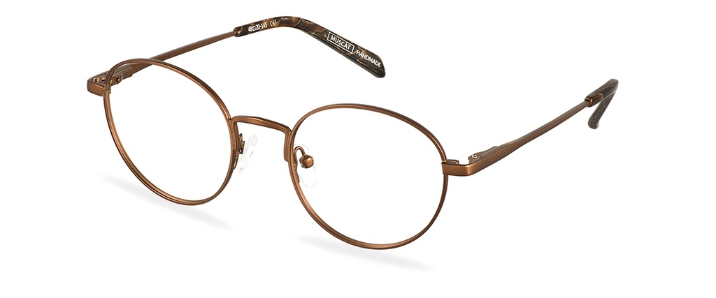 Okulary zerówki Charlie Matt Brown/Brown Marble