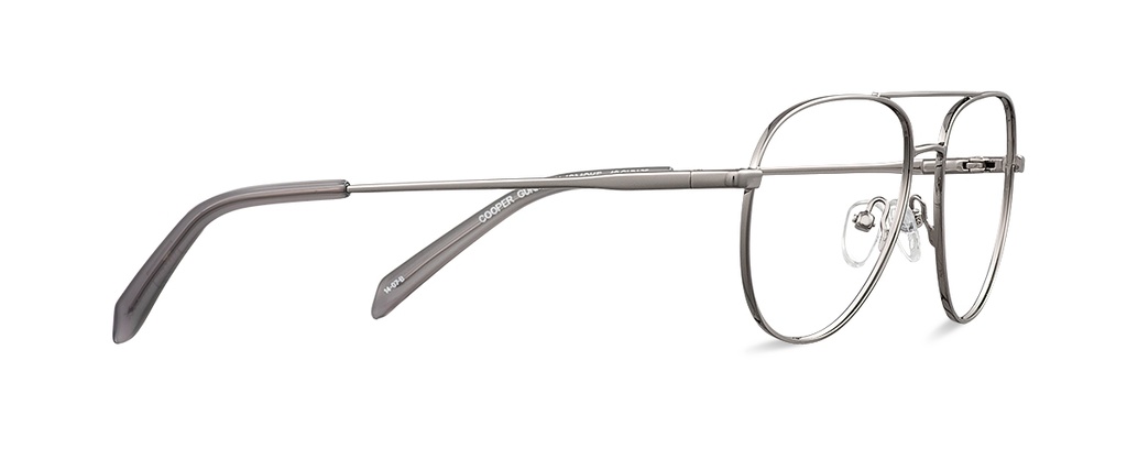 Okulary zerówki Cooper Gunmetal/Smoke