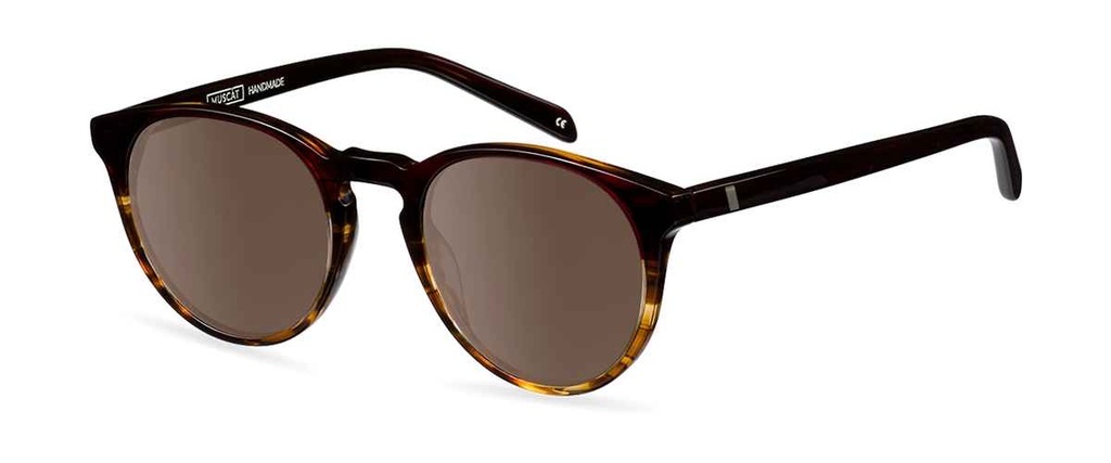 Okulary przeciwsłoneczne Ellis Wide Striped Amber