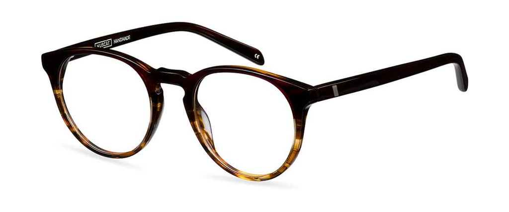 Okulary zerówki Ellis Wide Striped Amber