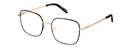 Okulary zerówki Emma Gold Black/Black Magic