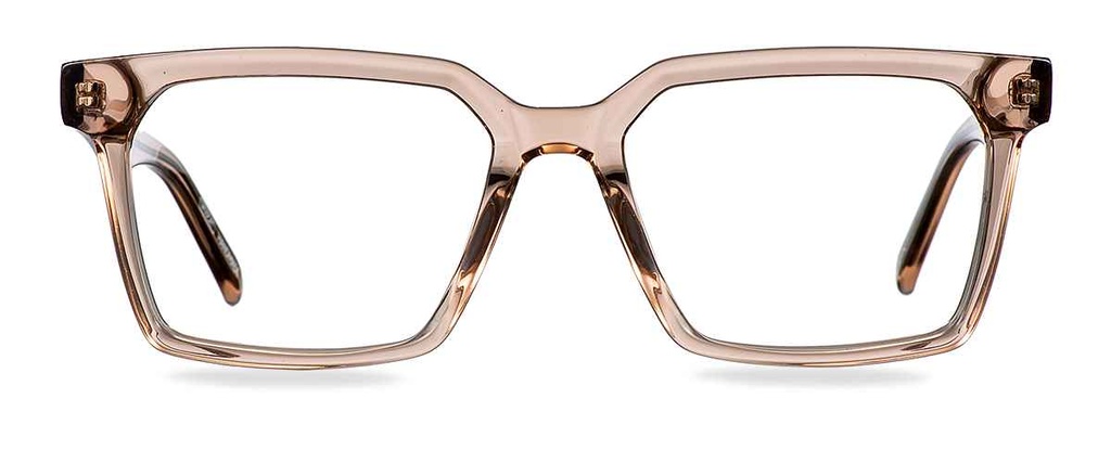 Okulary zerówki Evan Light Brown