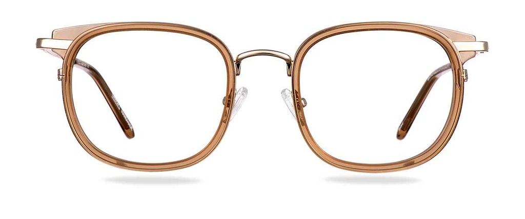 Okulary korekcyjne George Gold/Black Tea