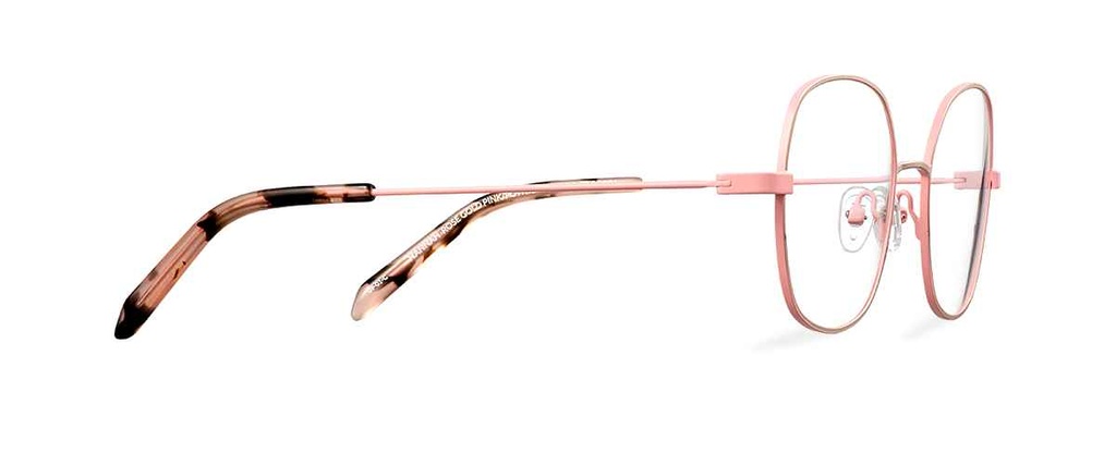 Okulary zerówki Hannah Rose Gold Pink/Powder Havana