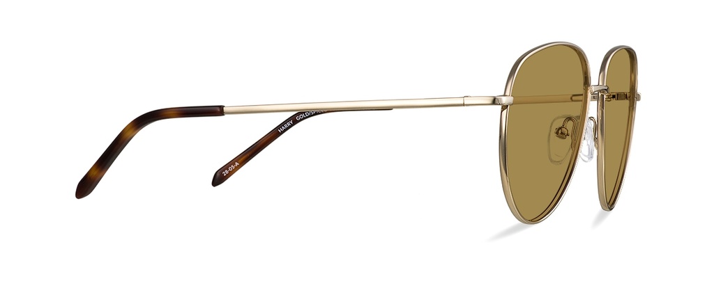 Okulary przeciwsłoneczne Harry Gold/Spiced Havana