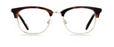 Okulary korekcyjne Jamie Gold/Brown Havana