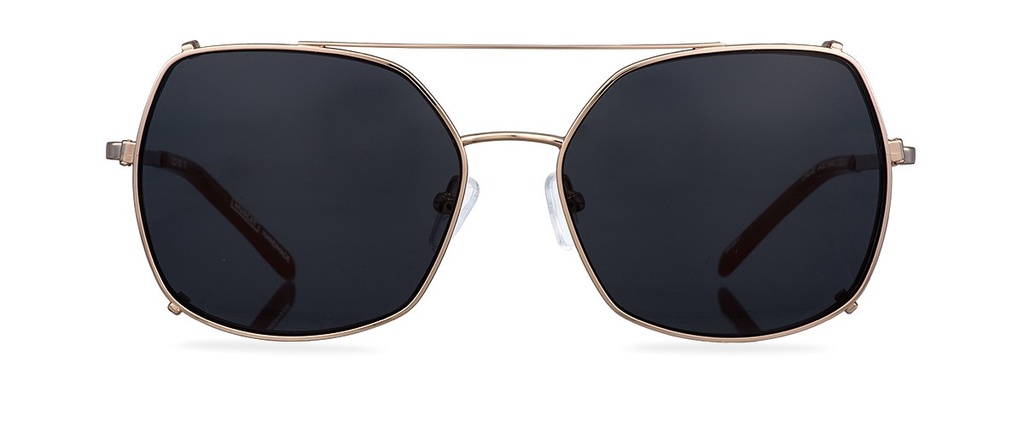 Clip on Sun Chloe Gold/Smoke