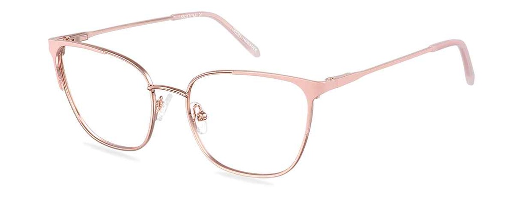 Okulary zerówki Kristen Rose Gold/Rose