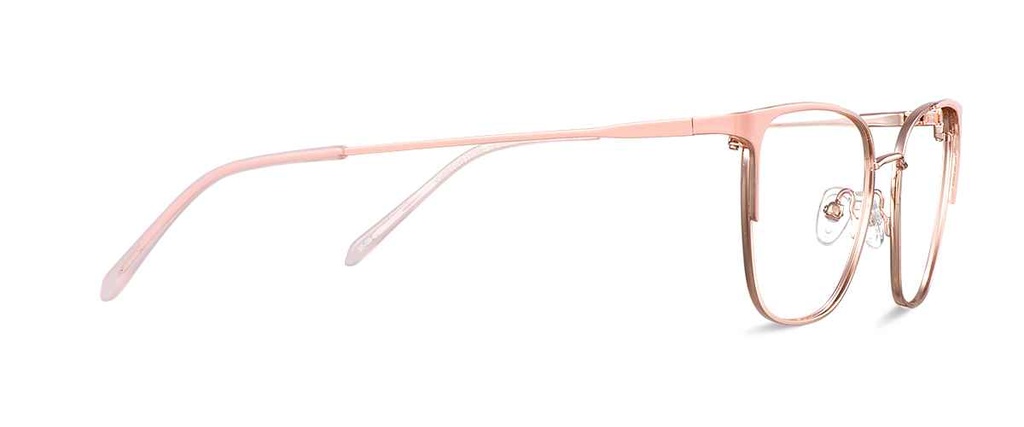 Okulary zerówki Kristen Rose Gold/Rose