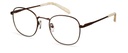 Okulary korekcyjne Leo Matt Brown/Marble