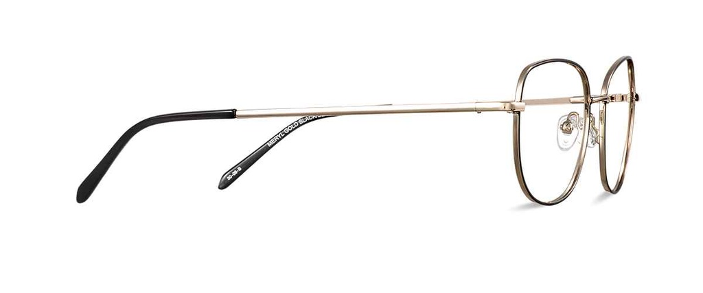 Okulary korekcyjne Meryl Gold Black/Black Magic