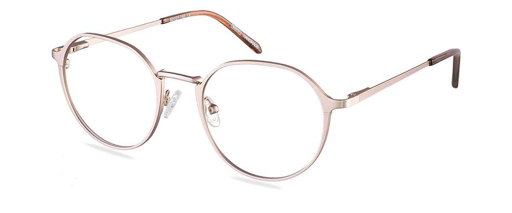 Okulary zerówki Milo Satin Gold/Americano