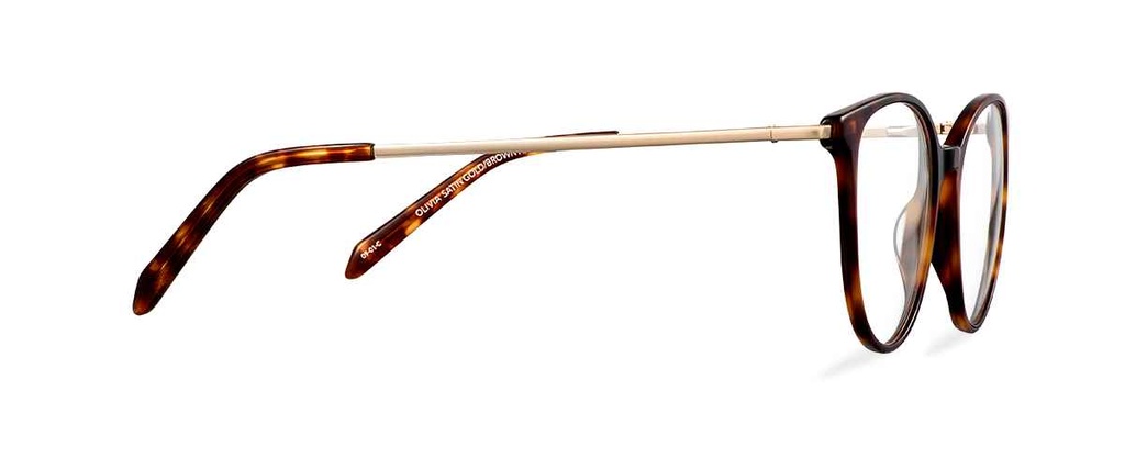 Okulary korekcyjne Olivia Satin Gold/Brown Havana