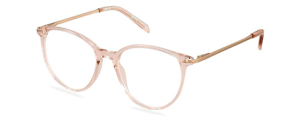 Okulary zerówki Olivia Satin Gold/Champagne