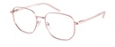 Okulary zerówki Reese Pale Gold/Jaipur Pink