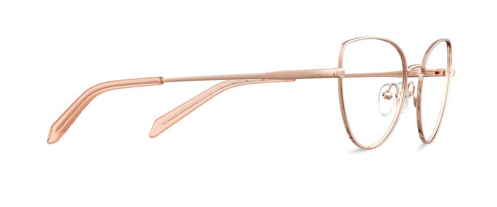 Okulary zerówki Sofia Rose Gold/Rose Water