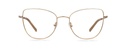 Okulary do komputera Ella Gold/Milky Tea