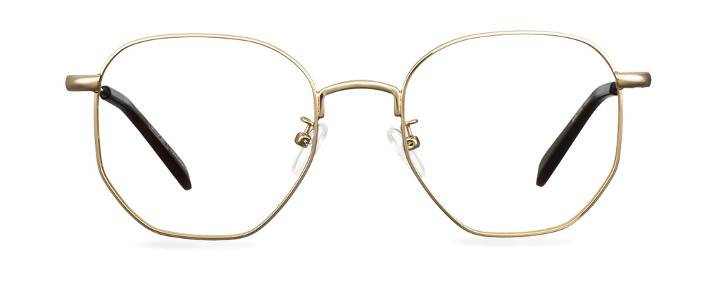 Okulary zerówki Archie Gold/Americano