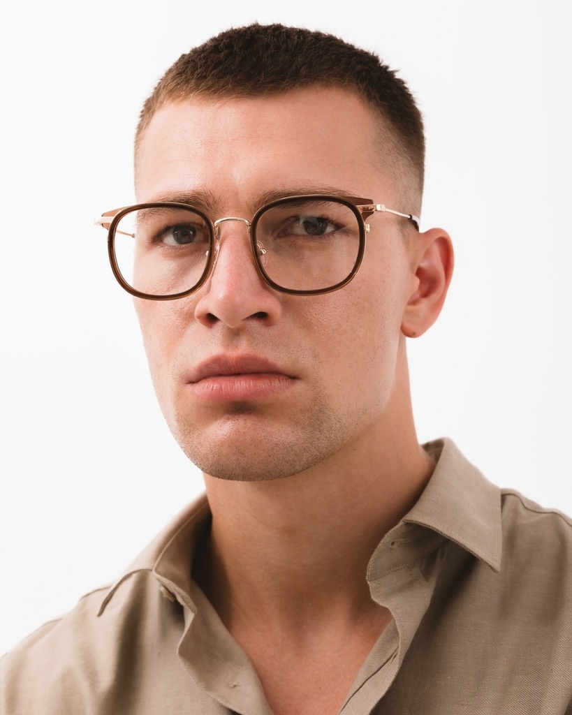 Okulary korekcyjne George Gold/Americano