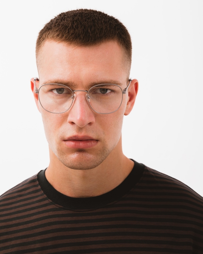 Okulary zerówki Ralph Satin Gold/Cocoa Brown