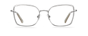 Okulary zerówki Alice Silver/Pearl