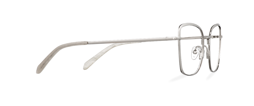 Okulary zerówki Alice Silver/Pearl