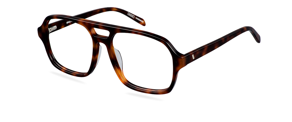 Okulary zerówki Christian Brown Havana