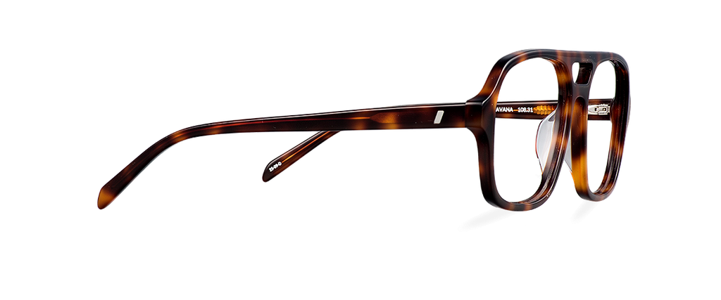 Okulary zerówki Christian Brown Havana