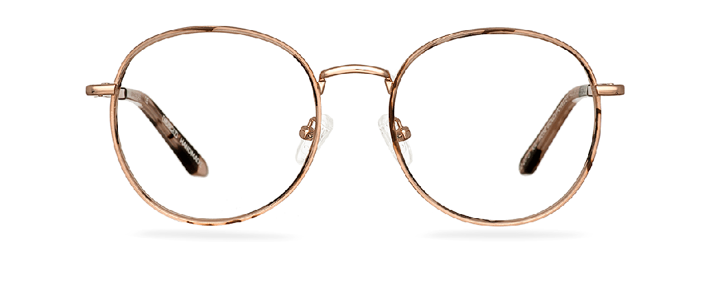 Okulary zerówki Kai Rose Gold/Powder Havana