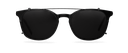 gp_Clip on Sun Grant Wide Matt Black/Smoke