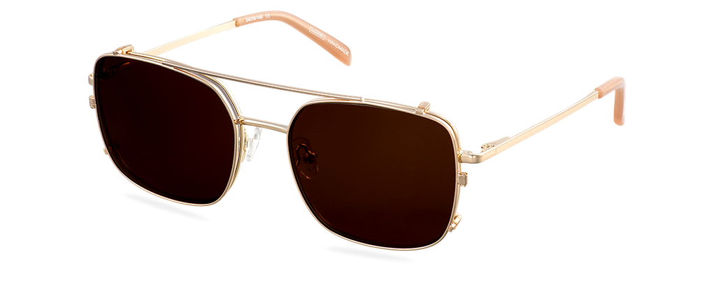 Clip on Sun Emma Gold/Brown