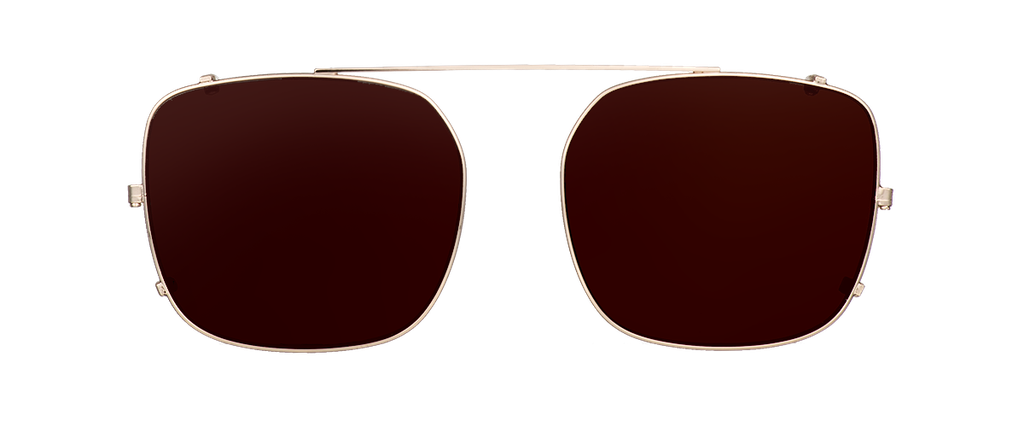 Clip on Sun Emma Gold/Brown