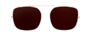 Clip on Sun Emma Gold/Brown