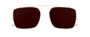 Clip on Sun Hunter Gold/Brown