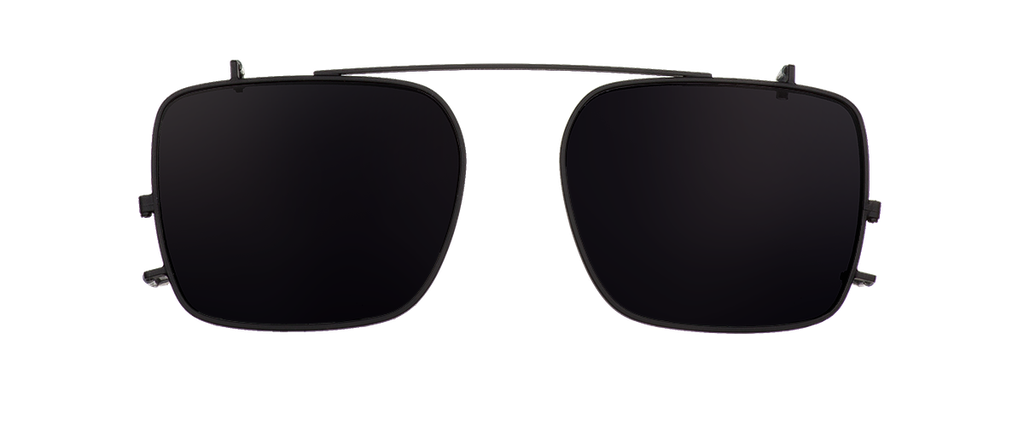 Clip on Sun Hunter Matt Black/Smoke