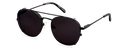 Clip on Sun Leo Wide Matt Black/Smoke