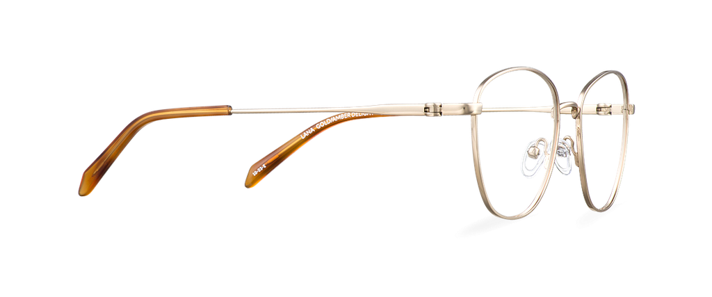 Okulary korekcyjne Lana Gold/Amber Delight