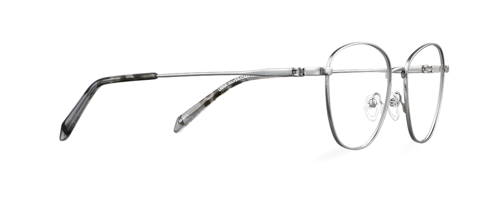 Okulary korekcyjne Lana Silver/Grey Havana