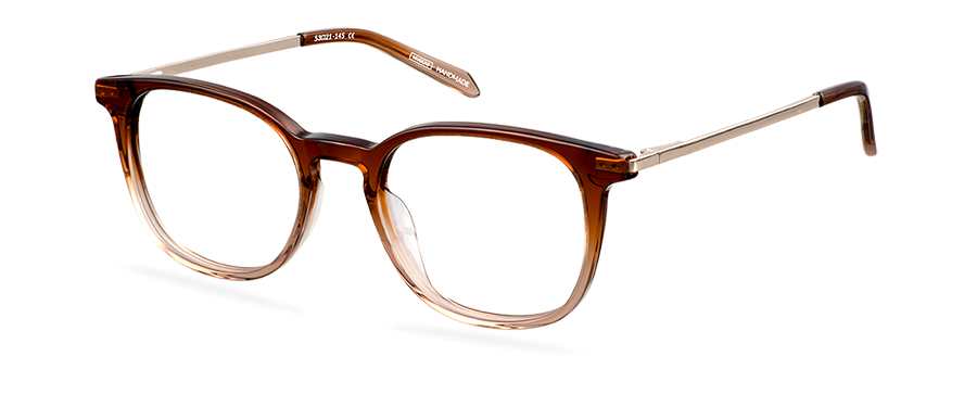 Okulary zerówki Grant Wide Gold/Brown Ombre