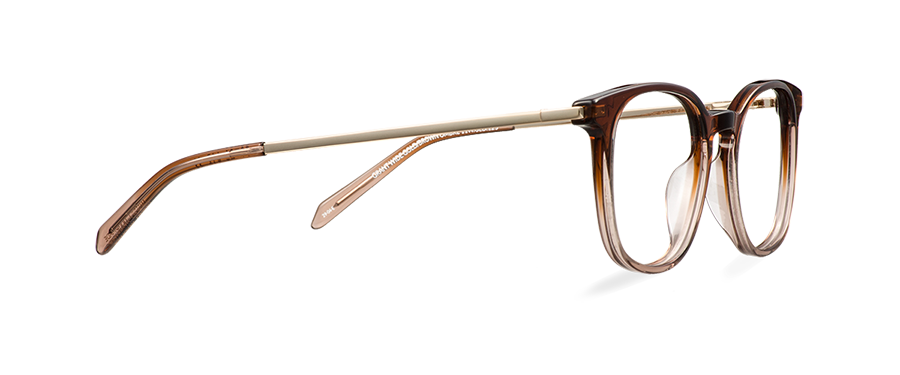 Okulary zerówki Grant Wide Gold/Brown Ombre