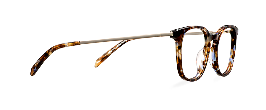 Okulary zerówki Grant Wide Gold/Havana Moonlight