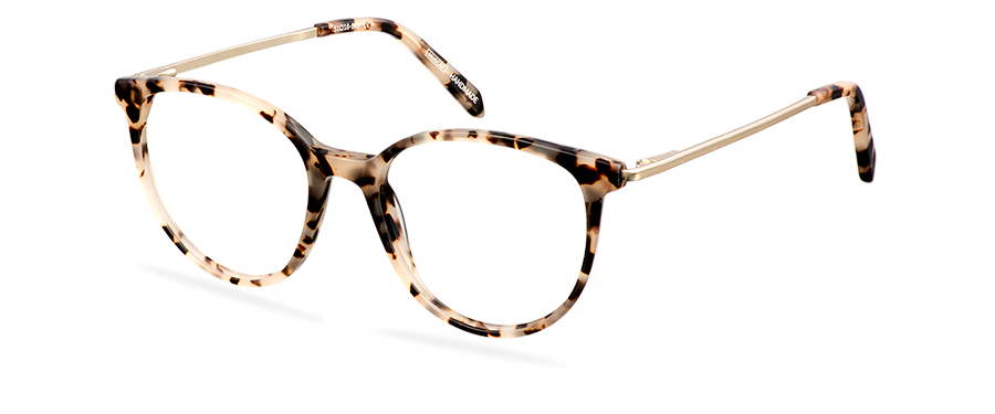 Okulary zerówki Olivia Gold/Sugar Havana