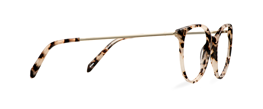 Okulary zerówki Olivia Gold/Sugar Havana