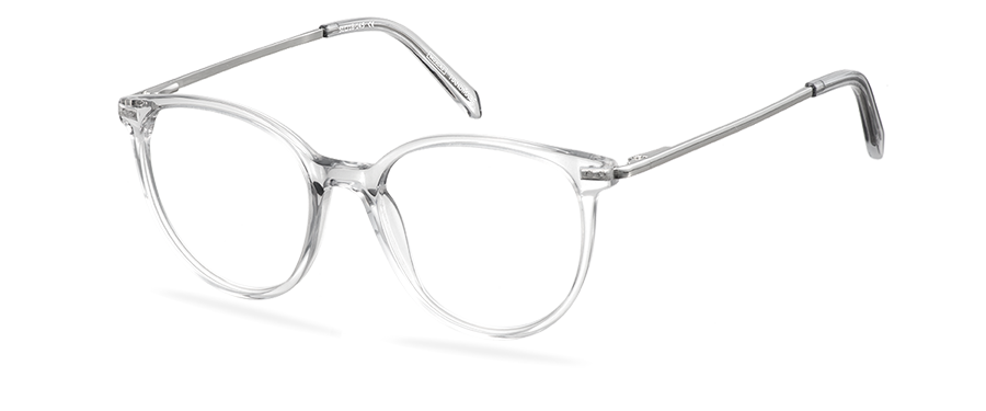 Okulary zerówki Olivia Silver/Misty Grey